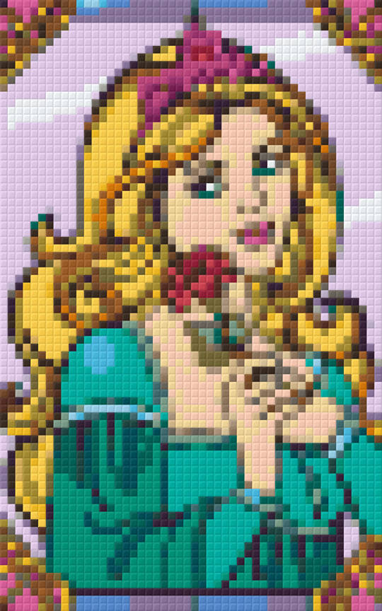 Princess Two [2] Baseplate PixelHobby Mini-mosaic Art Kit